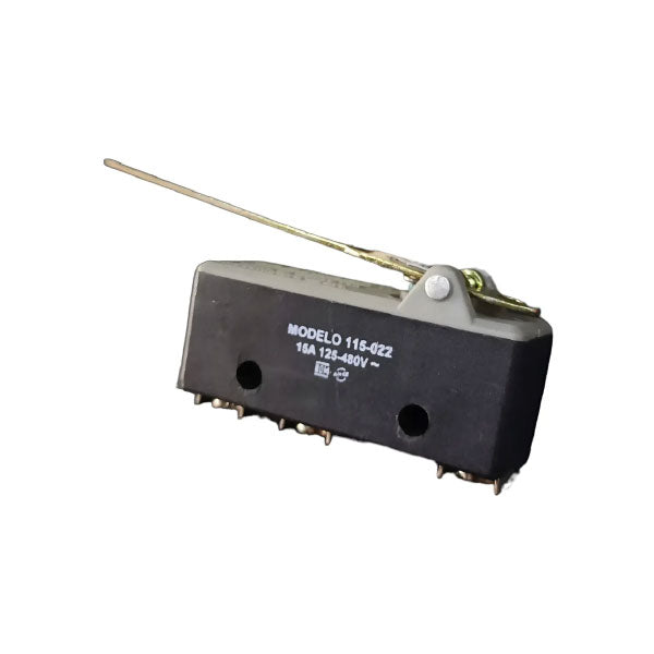 Micro-interruptor Básico de Precisión 115-022 Hartmann / Cooper 15A 125-480V CA con Palanca Ajustable