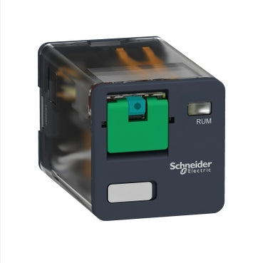 Relevador Universal Zelio RUM 8 Pines 2CO (2 NA/NC) 10A 24 V CD Schneider Electric RUMC21BD