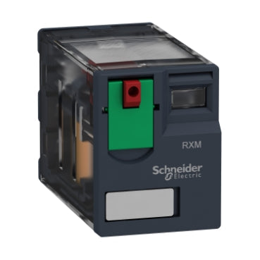 Relevador Miniatura Zelio RXM 2CO (2 NA/NC) 12A 120 V CA Schneider Electric RXM2AB1F7