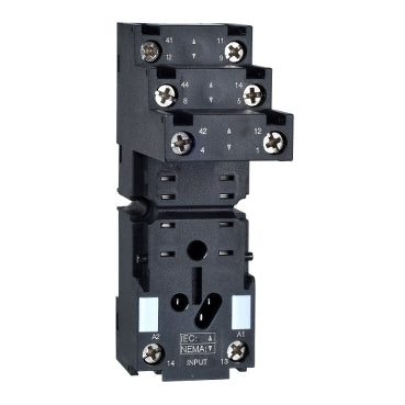 Base para Relevador Miniatura Zelio RXM 8 Pines Schneider Electric RXZE2S108M
