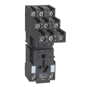 Base para Relevador Miniatura Zelio RXM 11 Pines Schneider Electric RXZE2S111M