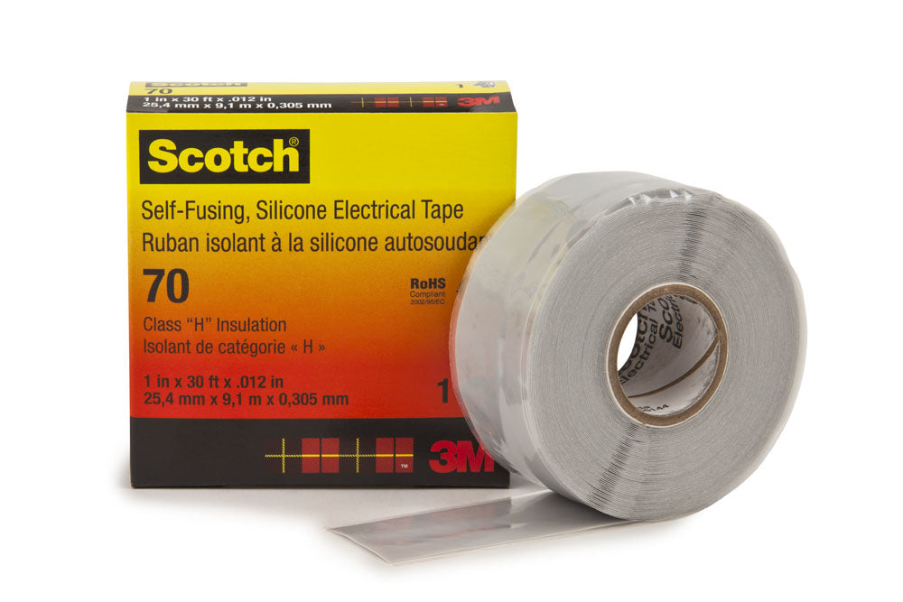Cinta de Hule Silicón Scotch 70 0.025 x 9.1m 3M