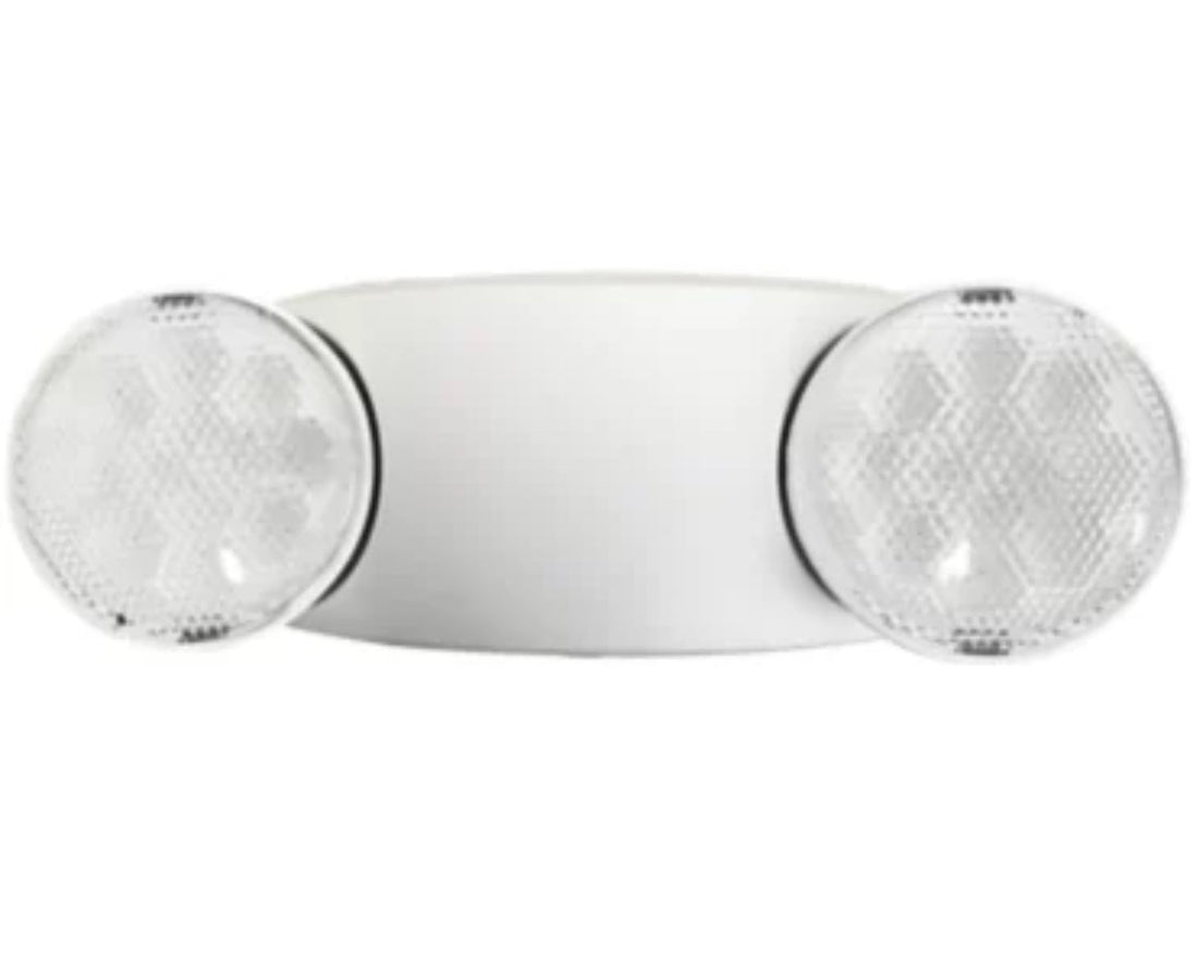 Luminaria de emergencia LED Philips LEDR1W5 en pasillo de evacuación
