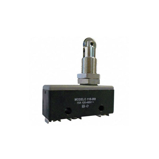 Micro-interruptor Básico de Precisión 115-059 Hartmann / Cooper 15A 125-480V CA con Rodillo Metálico