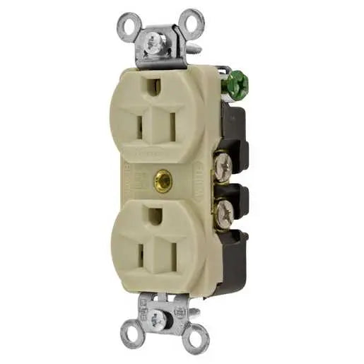 Contacto Dúplex Grado Industrial NEMA 5-15R Bryant 5262I