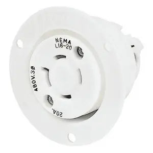 Receptáculo Bridado NEMA L16-20R 20A Bryant 71620ER