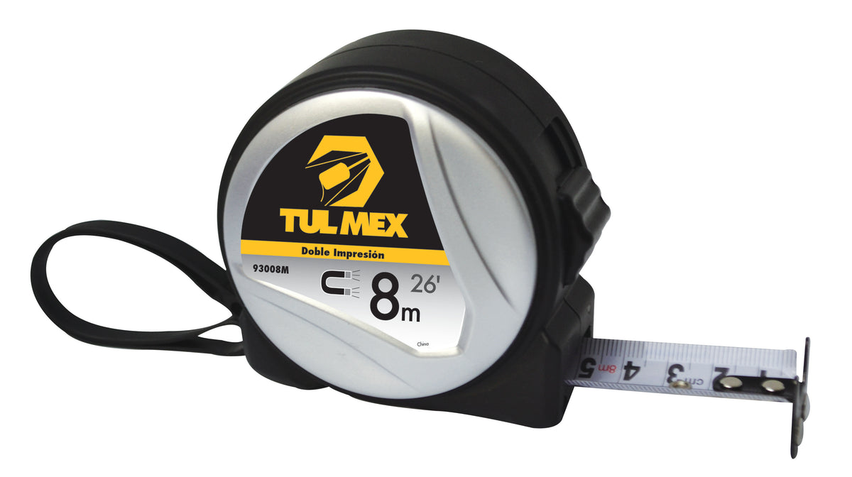 Flexómetro Magnético 8m Tulmex 93008M