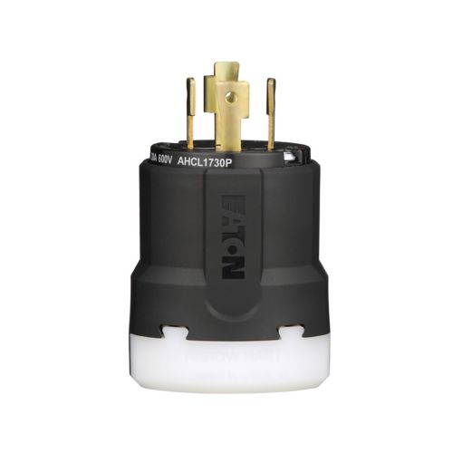 AHCL1730P Clavija Ultra Grip NEMA L17-30P 30A Eaton Arrow Hart