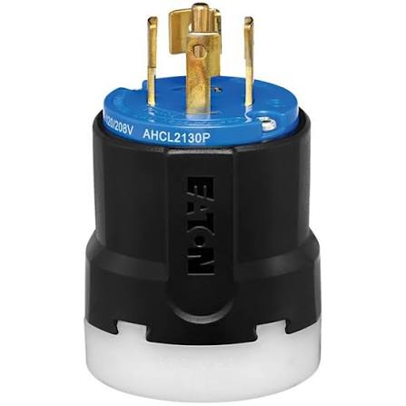 AHCL2130P Clavija Ultra Grip NEMA L21-30P 30A Eaton Arrow Hart