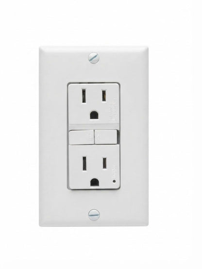 Contacto GFCI Dúplex Eaton GF15W-WP frontal