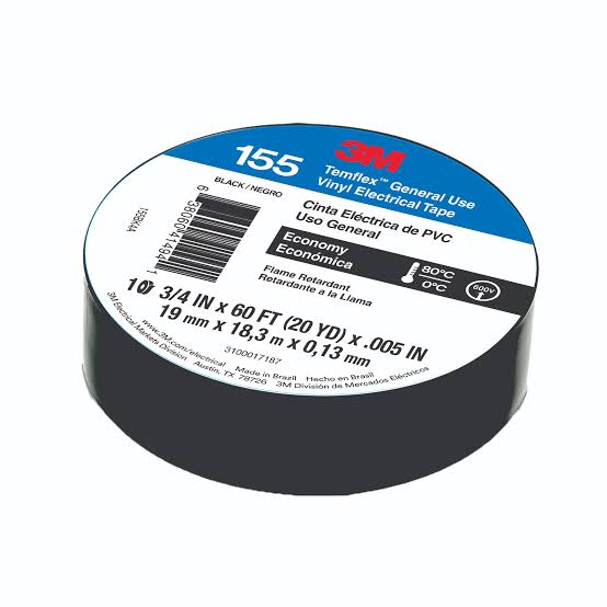 Cinta Aislante de Vinil Temflex 155 Uso General 3M